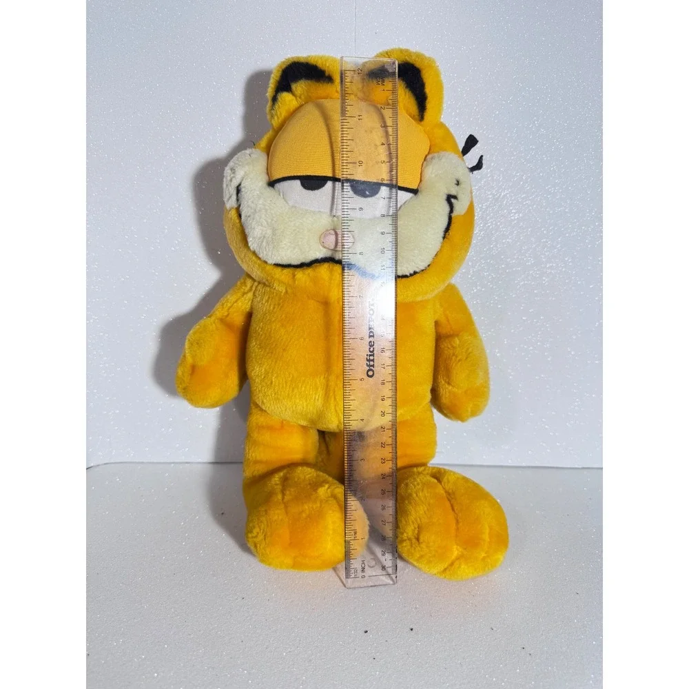 Vintage Garfield Plush Orange Tabby Cat Standing Stuffed Animal Toy 11 inch